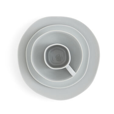 Sophie Conran Arbor 4 Piece Place Setting, Dove Grey